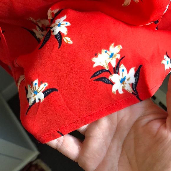 FINAL SALE Stitch Fix Caliya Smocked Floral Blouse - Picture 3 of 6